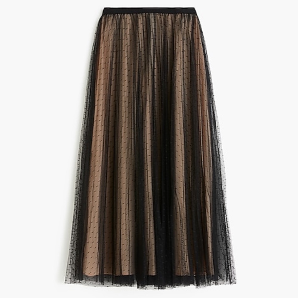 ✨NWT✨J. CREW // Polka-dot tulle A-line skirt